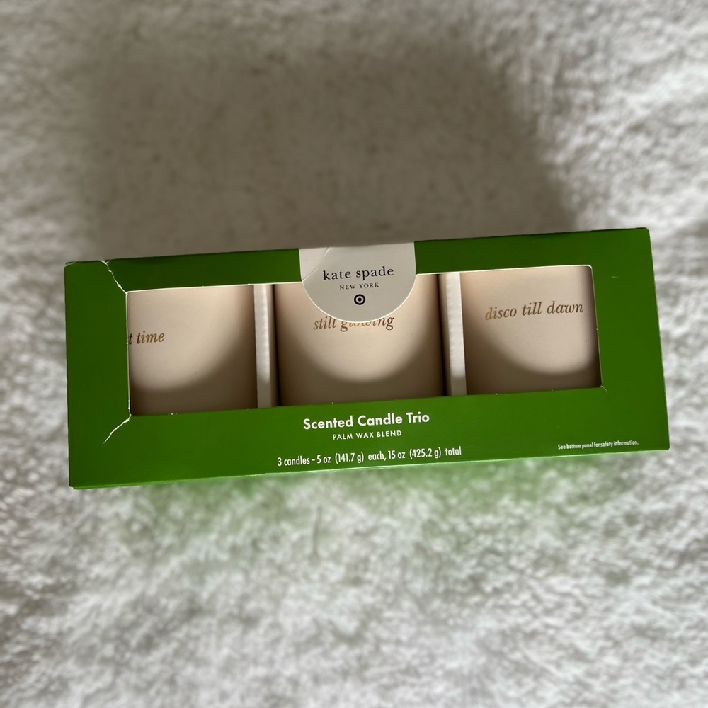 Kate Spade x Target 3-Count Ceramic Jar Candle Gift Set - Picture 2 of 5